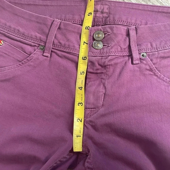 Hudson purple skinny jeans Cotton blend Women’s size 27 - Picture 5 of 13